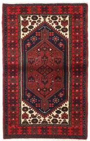 100X160 絨毯 ハマダン オリエンタル レッド/ダークピンク (ウール, ペルシャ/イラン) Carpetvista
