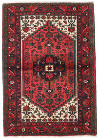  Persian Hamadan Rug 100X145 Red/Dark Grey Carpetvista
