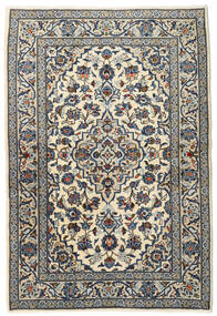 102X150 Alfombra Oriental Keshan Fine Gris/Beige (Lana, Persia/Irán) Carpetvista