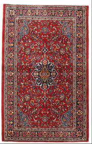 Alfombra Persa Sarough 105X165 Rojo/Rojo Oscuro (Lana, Persia/Irán)