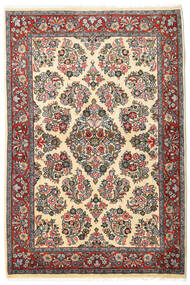 106X160 Sarough Matta Orientalisk Brun/Beige (Ull, Persien/Iran) Carpetvista