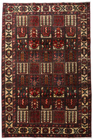 205X311 絨毯 バクティアリ オリエンタル 茶色/ダークレッド (ウール, ペルシャ/イラン) Carpetvista