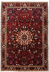213X308 Bakhtiar Tæppe Orientalsk Mørkerød/Rød (Uld, Persien/Iran) Carpetvista