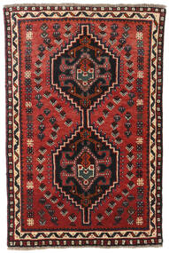 Tapis Persan Shiraz 81X121 Rouge Foncé/Rouge (Laine, Perse/Iran)