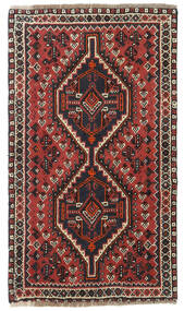 Shiraz Matot Matto 73X128 Tummanpunainen/Punainen Villa, Persia/Iran Carpetvista