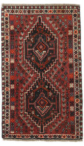 Tappeto Persiano Shiraz 76X127 Marrone/Rosso (Lana, Persia/Iran)