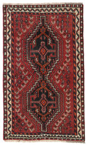  Persisk Shiraz Tæppe 76X127 Rød/Mørkerød Carpetvista