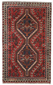 Tappeto Persiano Shiraz 75X125 Rosso Scuro/Rosso (Lana, Persia/Iran)