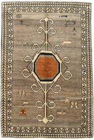 Qashqai Rug 158X239 Orange/Beige Wool, Persia/Iran Carpetvista