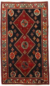 145X249 Χαλι Ανατολής Ghashghai Σκούρο Κόκκινο/Κόκκινα (Μαλλί, Περσικά/Ιρανικά) Carpetvista