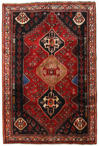 163X241 Tappeto Orientale Ghashghai Rosso/Marrone (Lana, Persia/Iran) Carpetvista
