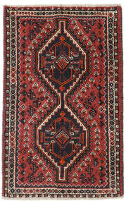  Itämainen Shiraz Matot Matto 79X125 Punainen/Tummanharmaa Villa, Persia/Iran Carpetvista