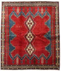180X213 Afshar Teppe Orientalsk Kvadratisk Rød/Mørk Rød (Ull, Persia/Iran) Carpetvista