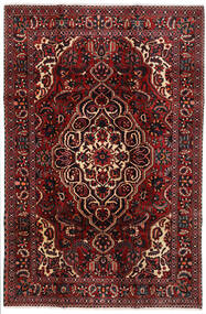 絨毯 バクティアリ 204X308 ダークレッド/レッド (ウール, ペルシャ/イラン)