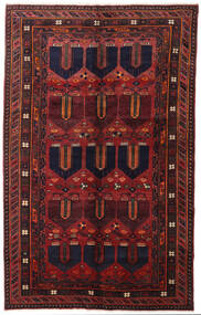153X244 絨毯 オリエンタル ロリ ダークレッド/レッド (ウール, ペルシャ/イラン) Carpetvista