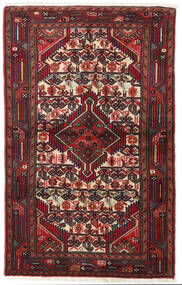  Oriental Asadabad Rug 83X130 Red/Dark Red Wool, Persia/Iran Carpetvista