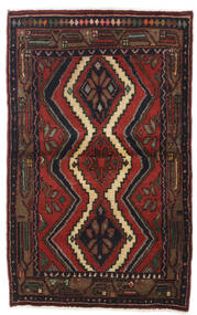 79X127 Χαλι Hamadan Ανατολής Σκούρο Κόκκινο/Κόκκινα (Μαλλί, Περσικά/Ιρανικά) Carpetvista
