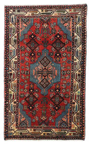  78X127 Hamadan Teppe Mørk Rød/Rød Persia/Iran Carpetvista