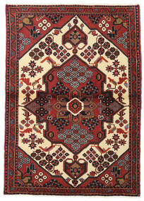 Tapete Hamadã 104X150 Vermelho/Vermelho Escuro (Lã, Pérsia/Irão)