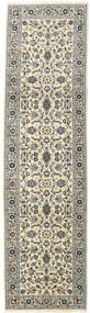  Persischer Keshan Fine Teppich 80X296 Läufer Grau/Beige (Wolle, Persien/Iran)
