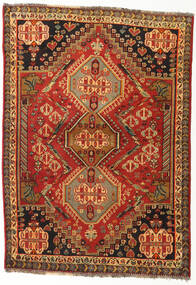 115X160 Alfombra Gashgai Oriental Marrón/Rojo (Lana, Persia/Irán) Carpetvista
