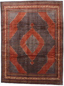 273X360 Alfombra Oriental Sarough Mir Rojo/Rojo Oscuro Grande (Lana, Persia/Irán) Carpetvista
