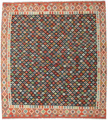  258X350 Grande Kilim Afegão Old Style Tapete Lã, Carpetvista