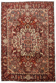 205X305 絨毯 バクティアリ オリエンタル レッド/茶色 (ウール, ペルシャ/イラン) Carpetvista