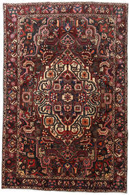 絨毯 バクティアリ 204X307 ダークレッド/レッド (ウール, ペルシャ/イラン)