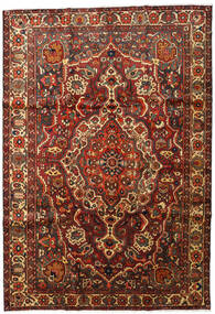 Bakhtiari Rug 213X310 Brown/Beige Wool, Persia/Iran Carpetvista