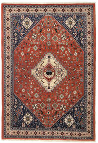 絨毯 オリエンタル カシュガイ Fine 116X168 レッド/ダークグレー (ウール, ペルシャ/イラン)