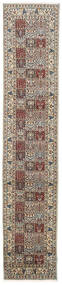  Moud Rug 78X387 Persian Wool Brown/Grey Small Carpetvista