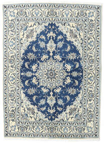 Nain Teppich 144X200 Grau/Beige Wolle, Persien/Iran Carpetvista
