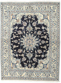  Persian Nain Rug 145X190 Grey/Beige (Wool, Persia/Iran)