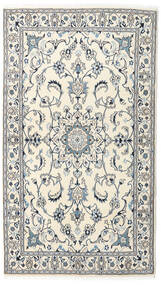 絨毯 ペルシャ ナイン 120X210 ベージュ/グレー (ウール, ペルシャ/イラン)