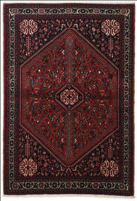  Persialainen Abadeh Matot 100X151 Tummanpunainen/Punainen Carpetvista