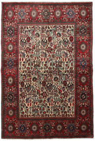 絨毯 ルドバー 145X210 レッド/茶色 (ウール, ペルシャ/イラン)