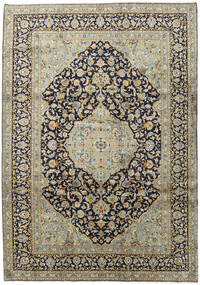  Persischer Keshan Teppich 254X361 Orange/Dunkelgrau Großer (Wolle, Persien/Iran)