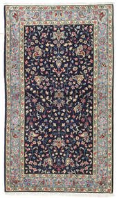  Persischer Kerman Teppich 90X155 Dunkelgrau/Grau (Wolle, Persien/Iran)