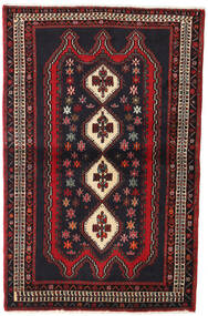  Persialainen Afshar Matot 110X168 Tummanpunainen/Punainen Carpetvista
