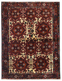  Afshar Tapete 108X145 Persa Lã Vermelho Escuro/Bege Pequeno Carpetvista