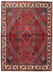 110X150 Meimeh Rug Oriental Red/Dark Red (Wool, Persia/Iran) Carpetvista