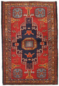  Ardebil Teppich 110X167 Persischer Wollteppich Rot/Dunkelrosa Klein Carpetvista
