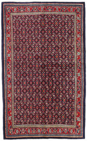 Mahal Teppich 135X218 Rot/Dunkellila Wolle, Persien/Iran Carpetvista