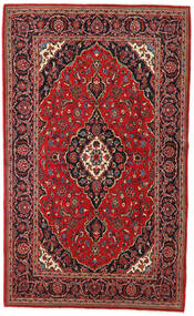  135X230 Kashan Fine Covor Roşu/Dark Red Persia/Iran
 Carpetvista