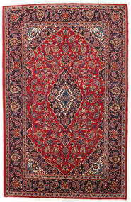  Persischer Keshan Fine Teppich 135X210 Rot/Dunkelrosa Carpetvista