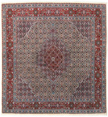  Orientalischer Moud Teppich 195X210 Quadratisch Rot/Grau Wolle, Persien/Iran Carpetvista