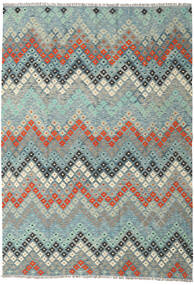 206X289 Kilim Afghan Old Style Rug Wool, Carpetvista