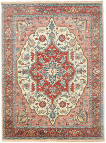 272X364 Kazak Indo Rug Oriental Beige/Red Large (Wool, India) Carpetvista