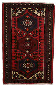 Alfombra Oriental Hamadan 68X112 Rojo Oscuro/Rojo (Lana, Persia/Irán)
